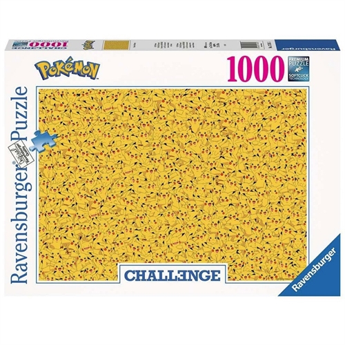 Pokemon Puslespil - Challenge Pikachu - 1000 brikker